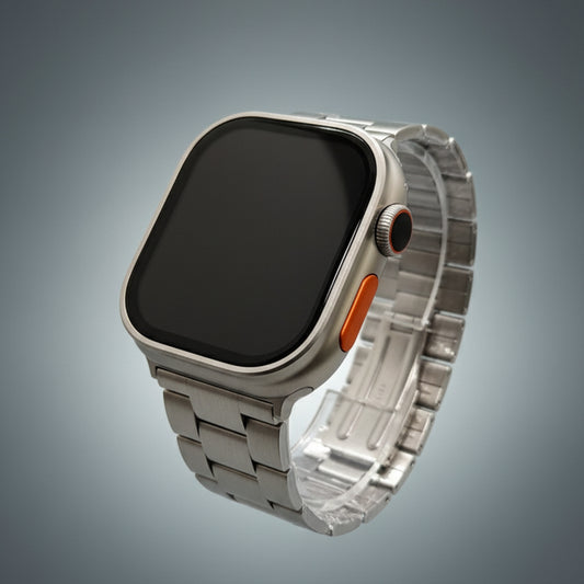 MK-S900 Smartwatch – AMOLED Display with 7 Straps & Earbuds