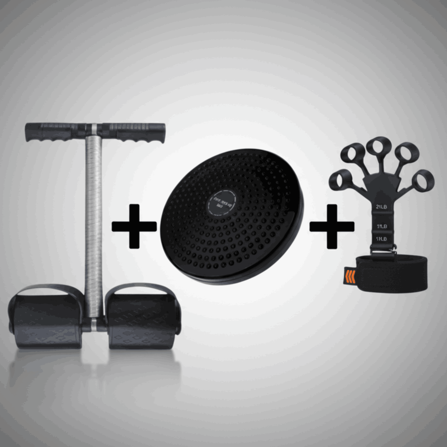 3-in-1 | Single Tummy Trimmer + Twister Disc + Finger Gripper |