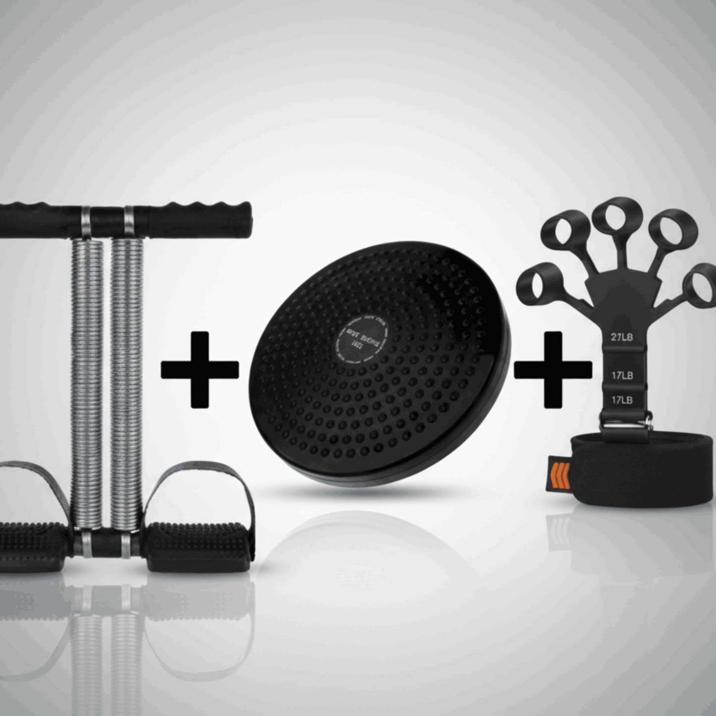 3-in-1 | Double Tummy Trimmer + Twister Disc + Finger Gripper |