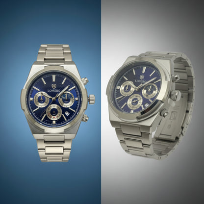 Alpha ChronoBlue – Luxury Steel Men’s Watch