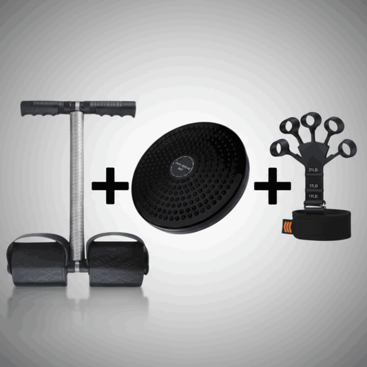 3-in-1 | Single Tummy Trimmer + Twister Disc + Finger Gripper |