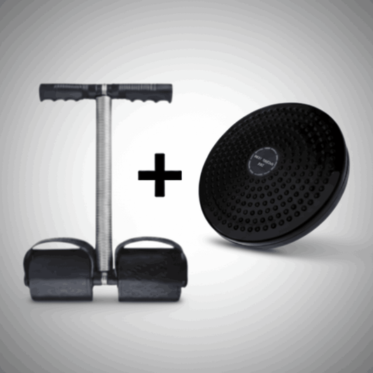 2-in-1   | Tummy Trimmer + Twister Plate Set  |