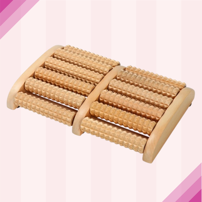 Wooden Foot Roller for Plantar Fasciitis & Foot Pain Relief