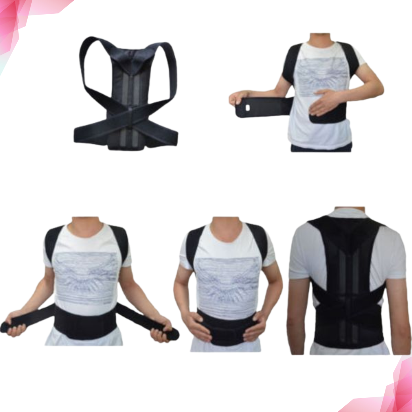 Posture Corrector Belt for Back Support & Pain Relief