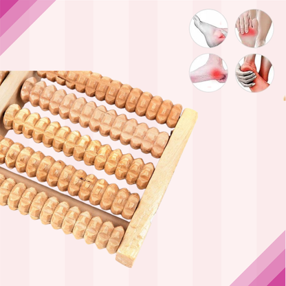 Wooden Foot Roller for Plantar Fasciitis & Foot Pain Relief