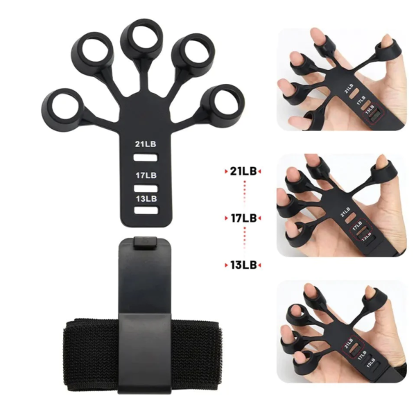 Finger Gripper Finger Exerciser for Guitar with 6 Resistant Levels - Image 2