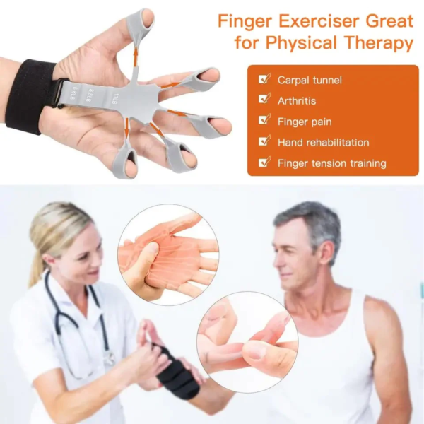 Finger Gripper Finger Exerciser for Guitar with 6 Resistant Levels - Image 7